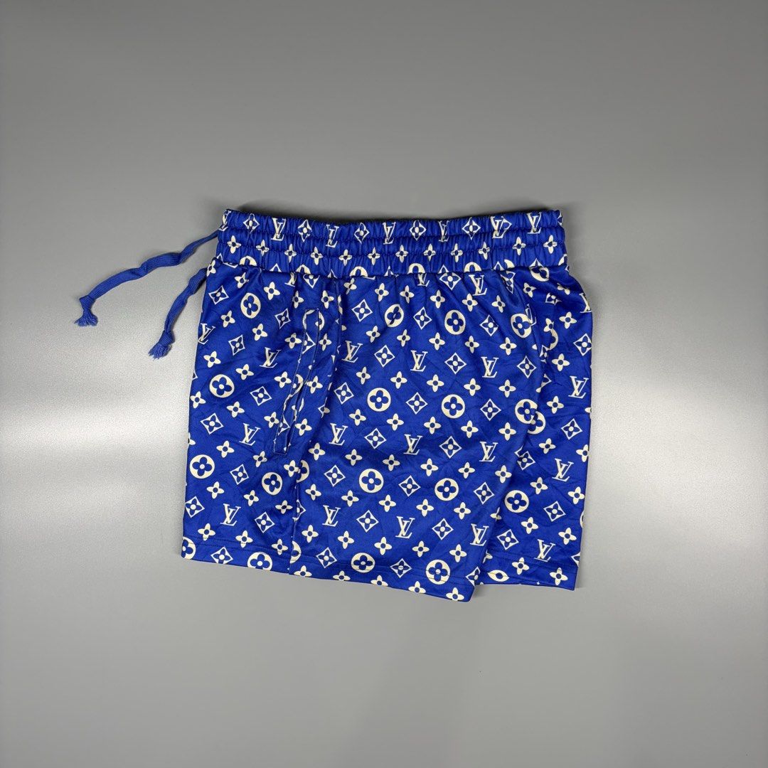 Louis Vuitton AOP Short (Category: Luxury Apparel) located in Cavite. Submitted by onebeancent (Listing ID 1469397008, Image 1). Description: 🔘CODE 00157 Size: Small (26 to 32 Women's) Dimension: 13" Length Color: Royal Blue Color Rate: 10/10 Issue: None Condition: Like new‼️ Price: 1,450 Additional Shipping Fee (J&T Small Pouch) 75php Luzon 100php visayas 120php mindanao.