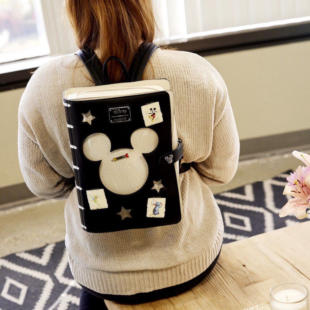 Loungefly Disney 100th Sketchbook Pin Trader Backpack (Category: Vintage Collectibles) located in Manila. Submitted by blueseamarketing (Listing ID 1469498026, Image 1). Description: .