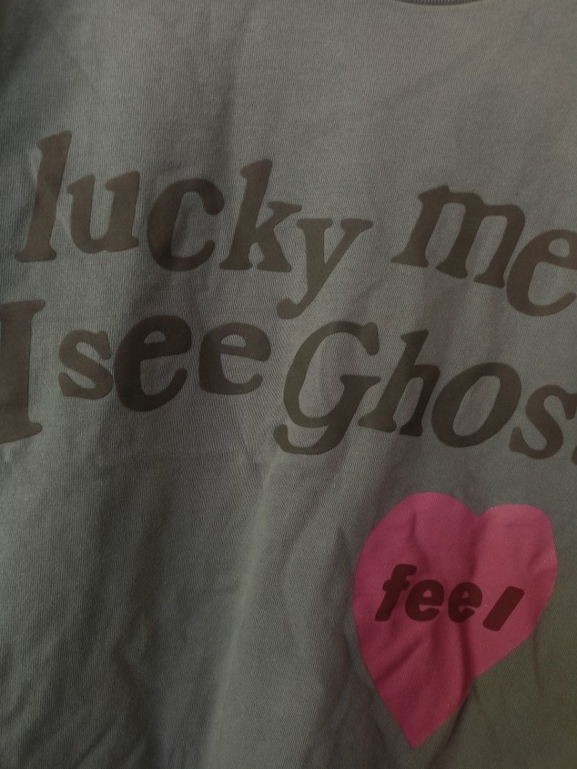 Lucky Me I See Ghosts(KanyexKidCudi) Tee (Category: Activewear) located in Cagayan de Oro. Submitted by amenfitt (Listing ID 1469482329, Image 3). Description: Lucky Me I See Ghosts(KanyexKidCudi) Tee W 21 L 26 GOOD CONDITION COLOR RATE 10/10 ISSUE: NONE.