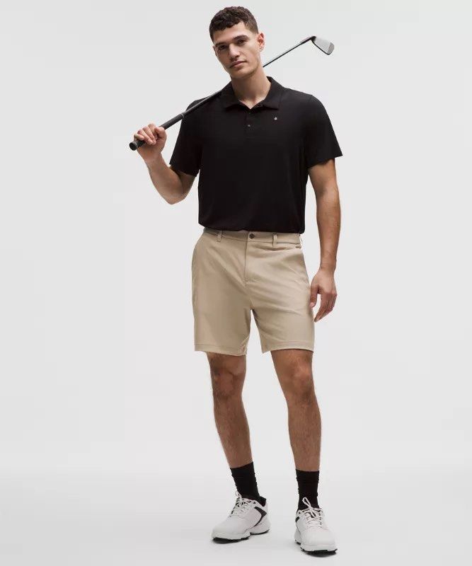 Lululemon ABC Commission Golf Shorts | Size 36 (Category: Shorts) located in General Trias. Submitted by zrchustle.604 (Listing ID 1469565040, Image 2). Description: Lululemon ABC Commission Golf Shorts (often updated or classified under the ABC Classic-Fit Golf Short line). Key Features & Design Details • Fabric Technology: These performance shorts feature a lightweight, textured tech mesh (similar to Lululemon's Ventlight or WovenAir fabrics) d