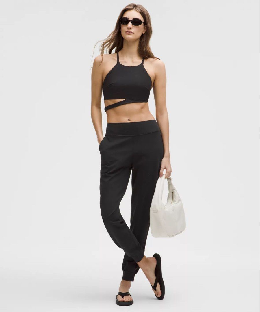 Lululemon Align High-Rise Jogger *Full Length (Category: Activewear) located in San Pablo. Submitted by cintahandmade (Listing ID 1469439769, Image 1). Description: - Brand: Lululemon - Color: Classic Black - Fit: Slim fit with cuffed ankles and high-rise elastic waistband - Features: Deep side pockets, subtle back seam detail, and a small reflective logo - Material: Smooth, high-performance athletic fabric - Condition: Brand new (only tried it o