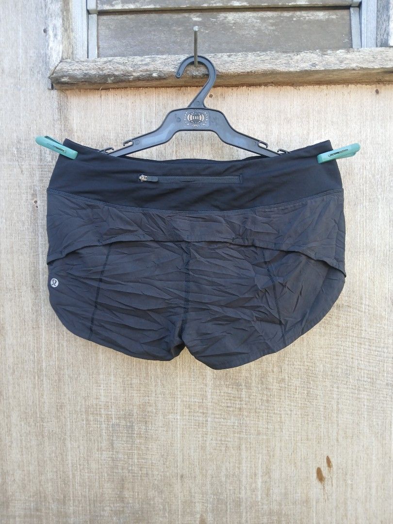 Lululemon Athletic Shorts Size 6 Black (Category: Shorts) located in Moalboal. Submitted by thrift_sixty (Listing ID 1469410789, Image 2). Description: - Brand: Lululemon - Color: Black - Size: 6 - Features: Back zipper pocket with reflective pull, signature reflective logo near hem - Hardware: Premium YKK zipper with inner waistband size dot - Material: Lightweight and breathable fabric - Ideal for: Running, workouts, and active lifestyle - Cond
