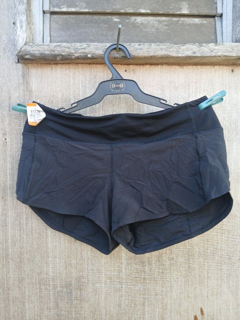 Lululemon Athletic Shorts Size 6 Black (Category: Shorts) located in Moalboal. Submitted by thrift_sixty (Listing ID 1469410789, Image 1). Description: - Brand: Lululemon - Color: Black - Size: 6 - Features: Back zipper pocket with reflective pull, signature reflective logo near hem - Hardware: Premium YKK zipper with inner waistband size dot - Material: Lightweight and breathable fabric - Ideal for: Running, workouts, and active lifestyle - Cond