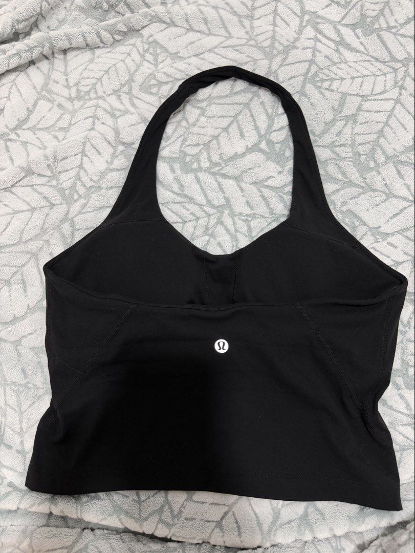 Lululemon Halter Top (Category: Activewear) located in Dasmarinas. Submitted by shoppingaccount__ (Listing ID 1469526104, Image 2). Description: missing dot size medium to large frame padded .