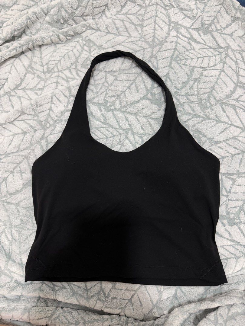 Lululemon Halter Top (Category: Activewear) located in Dasmarinas. Submitted by shoppingaccount__ (Listing ID 1469526104, Image 3). Description: missing dot size medium to large frame padded .
