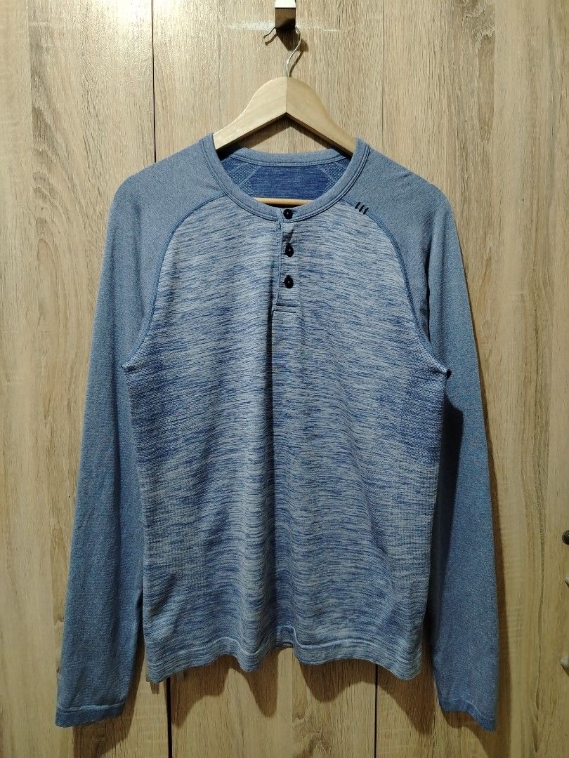 LULULEMON Long Sleeve Henley (Category: Activewear) located in Plaridel. Submitted by orfdnix (Listing ID 1469422571, Image 1). Description: *LULULEMON henley LS W: 20 L: 26.5 like new!! Loc: Bulacan.