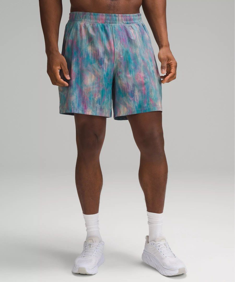 Lululemon Pace Breaker Shorts in the Pixel Diffuse Multi (PDIM) colorway (Category: Activewear) located in Cabuyao City. Submitted by chukz_x (Listing ID 1469526509, Image 1). Description: Lululemon Pace Breaker Shorts in the Pixel Diffuse Multi (PDIM) colorway Size : Medium Dimes : 30-32W 17L 11H Condition : Excellent Issue : none Price: 650 📍READY TO WEAR 📍Cabuyao Laguna.