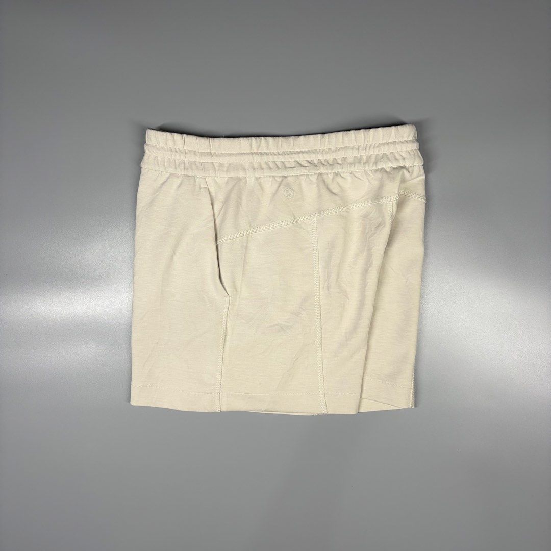 Lululemon Softstreme High Rise Short (Category: Activewear) located in Cavite. Submitted by onebeancent (Listing ID 1469396602, Image 3). Description: 🔘CODE 00155 Size: Dot 6 (28 to 34 Women's) Dimension: 14" Length Color: Cream Color Rate: 10/10 Issue: None Condition: Like new‼️ Price: 950php Additional Shipping Fee (J&T Small Pouch) 75php Luzon 100php visayas 120php mindanao.