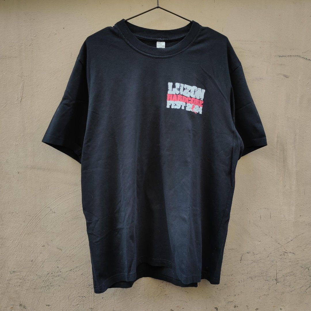 Luzon Hardcore Fest '24 Tee (Category: Tshirts & Polo Shirts ) located in Quezon City. Submitted by stashbyharun (Listing ID 1469446779, Image 1). Description: 3XL but fits XL-XXL band shirt hardcore metal punk.