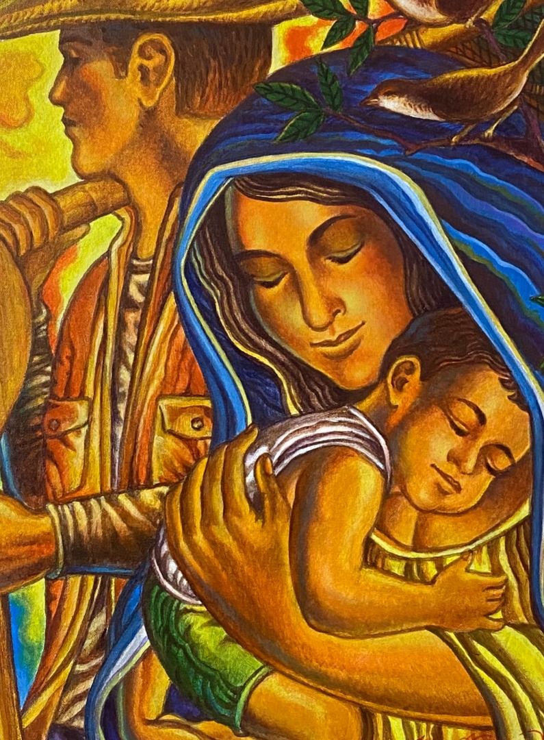 Mag-anak - Aries Hernandez (Category: Art & Prints) located in Taguig. Submitted by drybrushgallery (Listing ID 1469406099, Image 3). Description: Mag-anak Aries Hernandez, 2026 Acrylic on Canvas Artwork Dimension: 24" x 18" with Certificate of Authenticity PM FOR INQUIRY 0917 565 2917 .