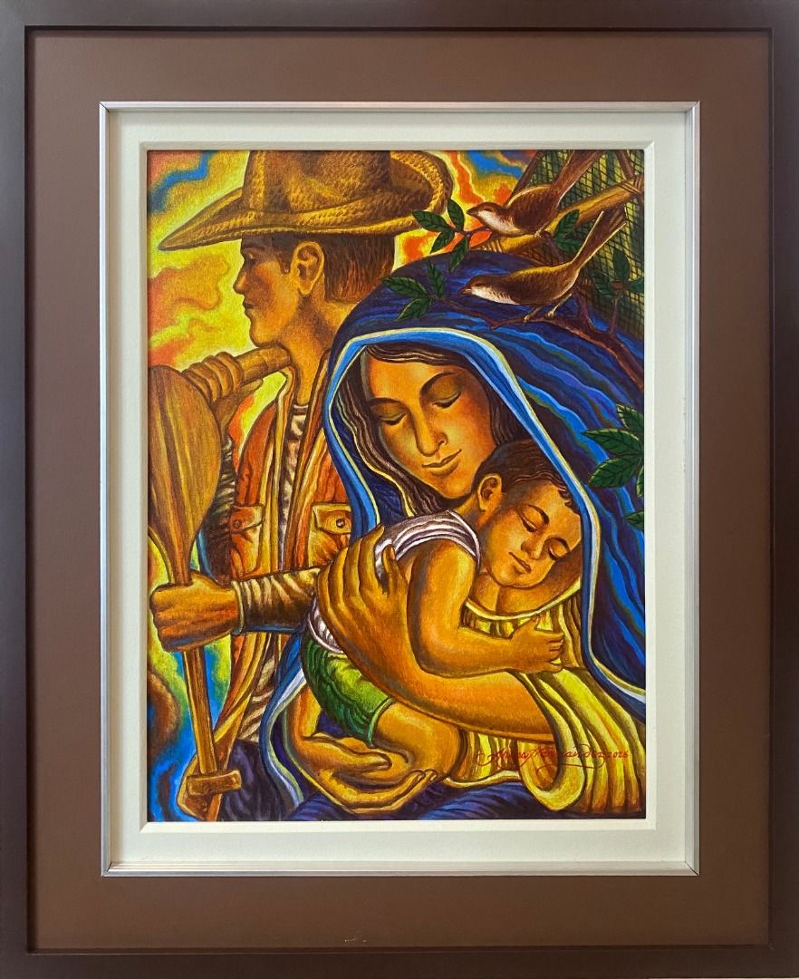 Mag-anak - Aries Hernandez (Category: Art & Prints) located in Taguig. Submitted by drybrushgallery (Listing ID 1469406099, Image 2). Description: Mag-anak Aries Hernandez, 2026 Acrylic on Canvas Artwork Dimension: 24" x 18" with Certificate of Authenticity PM FOR INQUIRY 0917 565 2917 .