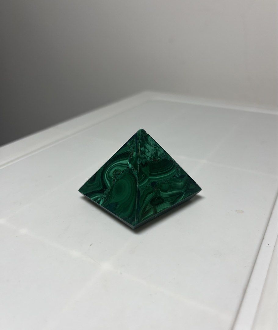 Malachite Pyramid (Category: Precious Stones) located in Marikina City. Submitted by _project.quartz (Listing ID 1469550021, Image 2). Description: FOR SERIOUS BUYERS ONLY LAST PRICE ALREADY POSTED FOR FASTER TRANSACTION Can send a video to appreciate the item more closely. I also post items on fb marketplace. RFS: Just reducing my curated collection due to limited space. Pieces are recently acquired. Check my profile for more crystal sale 💎 Loc