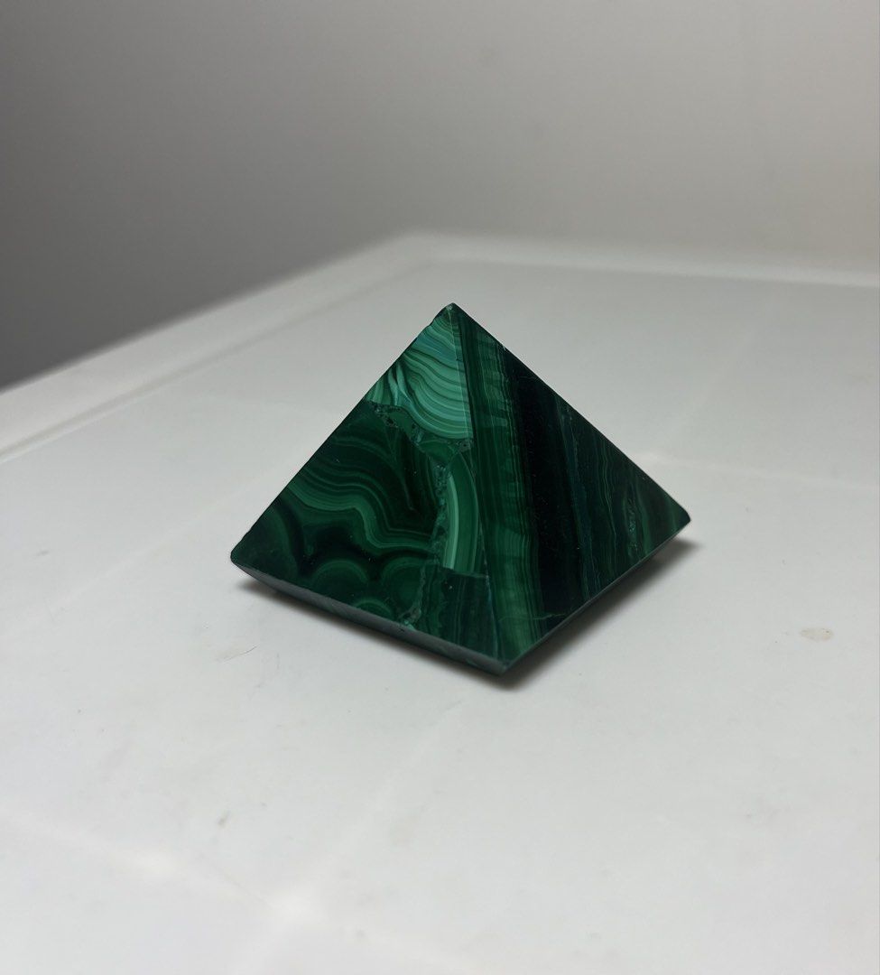 Malachite Pyramid (Category: Precious Stones) located in Marikina City. Submitted by _project.quartz (Listing ID 1469550021, Image 1). Description: FOR SERIOUS BUYERS ONLY LAST PRICE ALREADY POSTED FOR FASTER TRANSACTION Can send a video to appreciate the item more closely. I also post items on fb marketplace. RFS: Just reducing my curated collection due to limited space. Pieces are recently acquired. Check my profile for more crystal sale 💎 Loc
