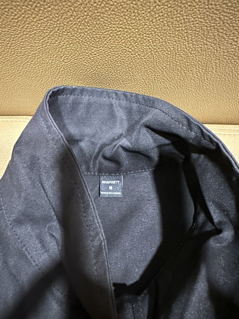 MANFINITY COAT (Category: Coats, Jackets and Outerwear) located in Manila. Submitted by sellingdove (Listing ID 1469511240, Image 2). Description: 🔥RFS - NEED FUNDS🔥 🔥CONDITION - LIGHTLY USED 🔥 🔥SHIPPING FROM MANILA, MALATE🔥 Problem in the last picture. Missing connection point on 1 button..