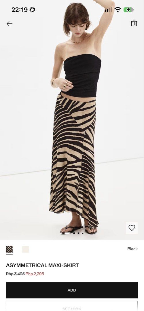 Mango Asymmetrical Maxi Skirt (Category: Skirts) located in Sindangan. Submitted by cellar_ (Listing ID 1469530171, Image 1). Description: RFS: decluttering; impulse buy; not my styel Never worn, washed only Issue: little & not so visible discoloration after washing (see photos for reference) Original price ₱3,495 Negotiable price Helping tags: maxi skirt, zara, h&m .