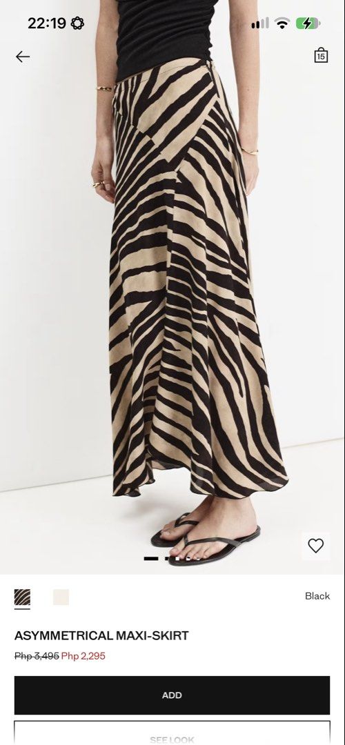 Mango Asymmetrical Maxi Skirt (Category: Skirts) located in Sindangan. Submitted by cellar_ (Listing ID 1469530171, Image 2). Description: RFS: decluttering; impulse buy; not my styel Never worn, washed only Issue: little & not so visible discoloration after washing (see photos for reference) Original price ₱3,495 Negotiable price Helping tags: maxi skirt, zara, h&m .