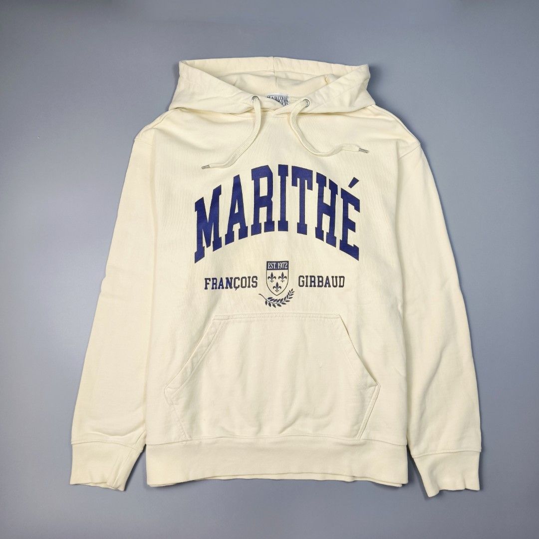 MARITHE FRANCOIS GIRBAUD HOODIE (Category: Coats, Jackets and Outerwear) located in Baguio. Submitted by nikholeisshop29 (Listing ID 1469556286, Image 1). Description: MARITHE FRANCOIS GIRBAUD HOODIE 1,680 + SF M on tag L:27 | W:23 Good as new condition Color rate:10/10.