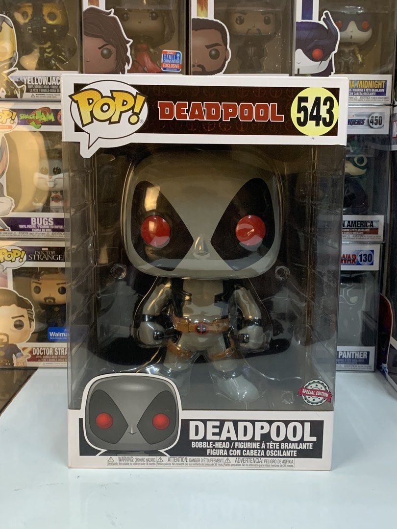 Marvel – Deadpool #543 10” Funko Pop (Category: Figurines & Statues) located in Binmaley. Submitted by thepopcabin (Listing ID 1469554380, Image 1). Description: Marvel – Deadpool #543 10” Funko Pop 🪄 Box condition: 8/10–9.5/10 🪄 Minor factory imperfections may be present and are beyond seller’s control. 💳 MOP: GCash / RCBC / MariBank 📌 Payment first for item. 🚚 MOD: • LBC Cash on Pickup / Cash on Delivery • J&T — payment first • Buyer shoul