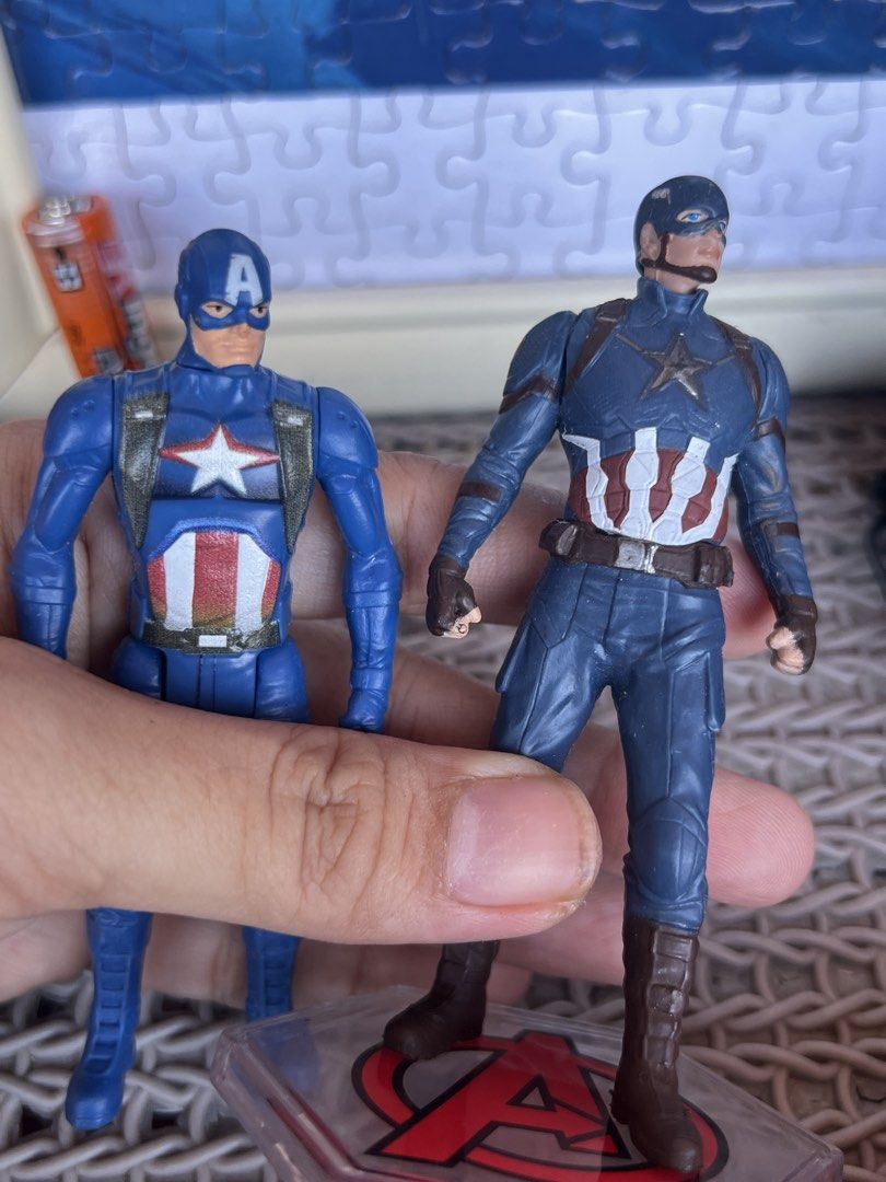 Marvel Captain America Set (Category: Figurines & Statues) located in Manila. Submitted by macks_toys (Listing ID 1469549643, Image 2). Description: 📌You may send DM for your inquiries. ✨KINDLY CHECK EACH DETAILS✨ 🔳 From Japan/UK Surplus items 🔳 Manage your expectations since it’s preloved and from Surplus Items 🔳 WYSIWYG ✨ Thank you! ✨.