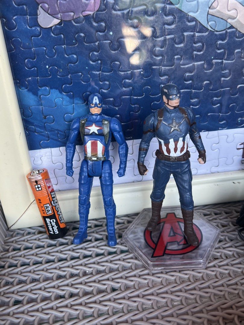 Marvel Captain America Set (Category: Figurines & Statues) located in Manila. Submitted by macks_toys (Listing ID 1469549643, Image 1). Description: 📌You may send DM for your inquiries. ✨KINDLY CHECK EACH DETAILS✨ 🔳 From Japan/UK Surplus items 🔳 Manage your expectations since it’s preloved and from Surplus Items 🔳 WYSIWYG ✨ Thank you! ✨.