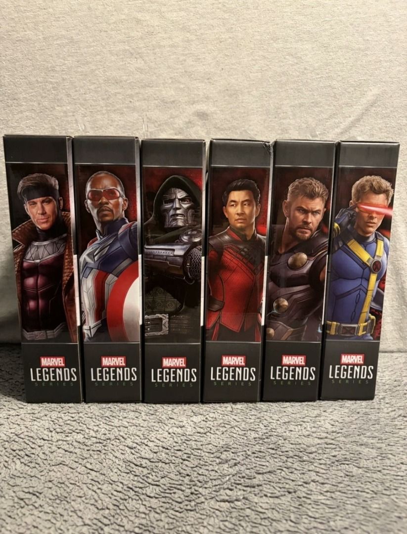 Marvel Legends Avengers Doomsday (Category: Figurines & Statues) located in Manila. Submitted by exotic_deer9 (Listing ID 1469469972, Image 2). Description: Marvel Legends Avengers Doomsday Wave 1 Set - 10,000 Individual Prices: Doctor Doom - 2,300 Shang Chi - 1,600 Thor - 1,700 Captain America - 1,600 Cyclops - 1,900 Gambit - 1,800 Priority payment 1st and shipping via courier Pickup or Meetup: Makati.