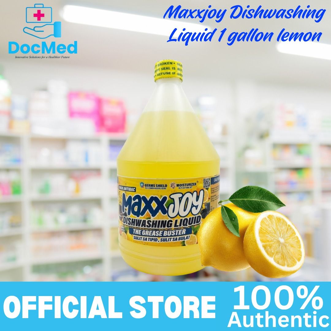 MAXXJOY DISHWASHING LIQUID 1 GALLON LEMON SCENT (Category: Dishwasher) located in Quezon City. Submitted by zee_010200 (Listing ID 1469433775, Image 3). Description: .
