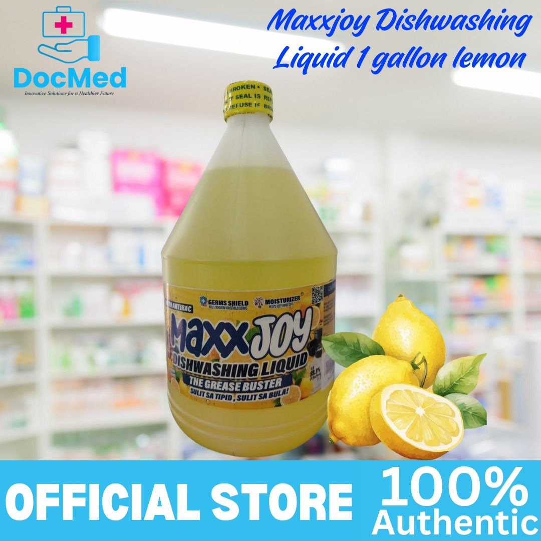 MAXXJOY DISHWASHING LIQUID 1 GALLON LEMON SCENT (Category: Dishwasher) located in Quezon City. Submitted by zee_010200 (Listing ID 1469433775, Image 1). Description: .