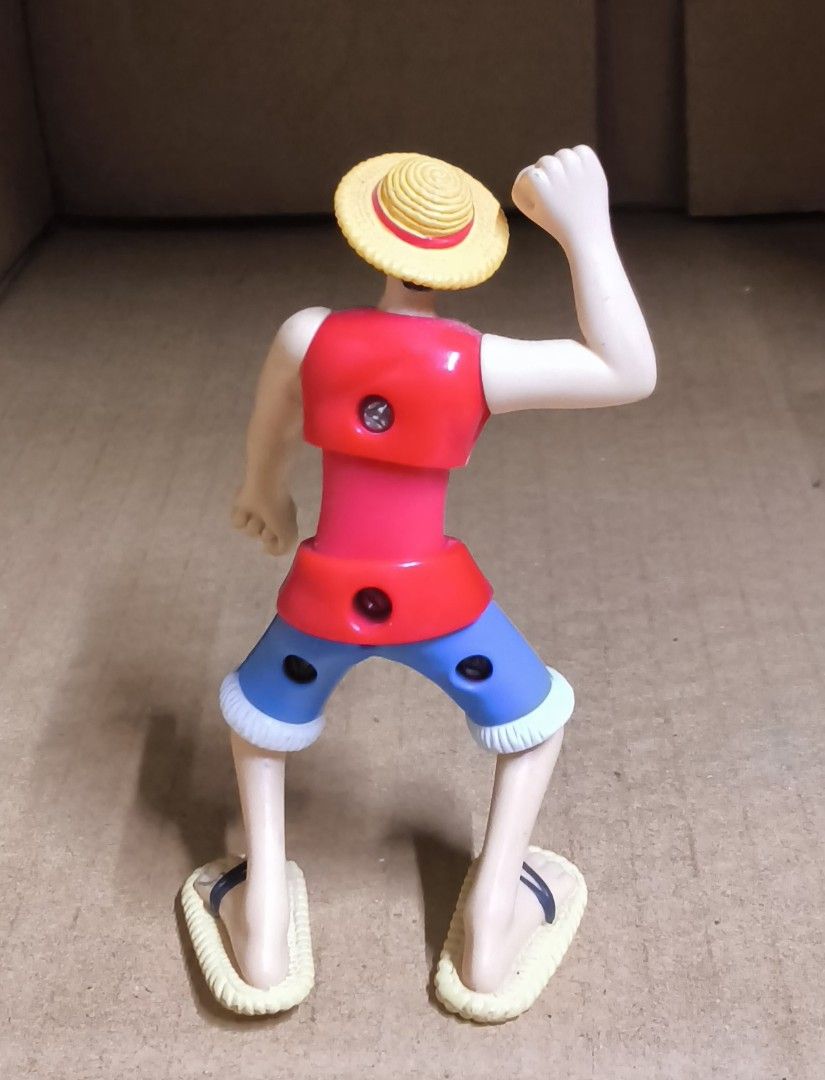 2006 McDonald's One Piece Monkey D Luffy Figure (Category: Figurines & Statues) located in Manila. Submitted by the_thrift_shop_onlineph (Listing ID 1469462661, Image 3). Description: No long reservation, priority ASAP buyer Products in hand ready to ship Feel free to chat, message or text for additional pictures and inquiry for the availability of the items before placing an order. Details: - Item: Monkey D. Luffy Action Figure (One Piece) - Rel