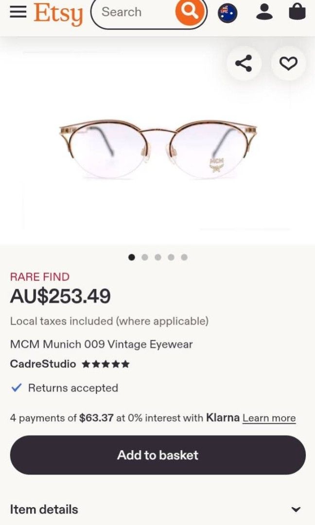 MCM Munich 003 Vintage Eyewear (Category: Sunglasses & Eyewear) located in Las Pinas. Submitted by jennyheaven (Listing ID 1469424117, Image 2). Description: MCM Munich 003 1980s/1990s Japan Auction source Needs lens replacement to fit and ultrasonic bath due to verdigris in the brow bar sleeve..