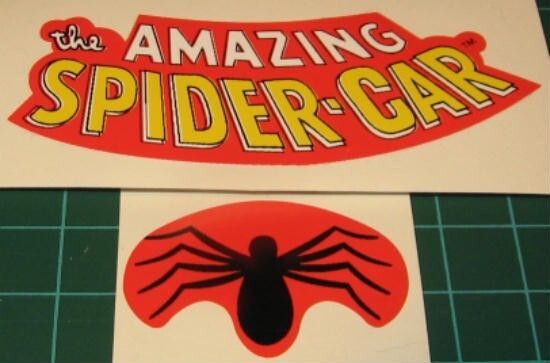 Mego Custom Comic Action Hero's Vehicle Decals For the 3.5