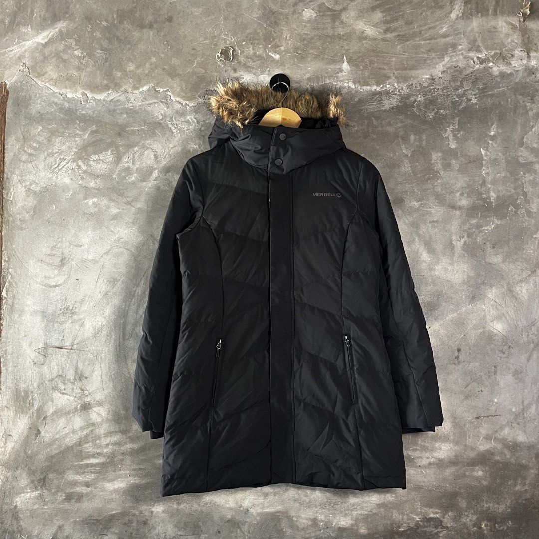 MERREL LONG DOWN PUFFER JACKET DETACHABLE FURR (Category: Coats, Jackets and Outerwear) located in Minalin. Submitted by winterjacket.ph (Listing ID 1469407048, Image 1). Description: MERREL DOWN PUFFER JACKET Width 19 Length 31 Medium on Tag Good as new 1750 + SF.