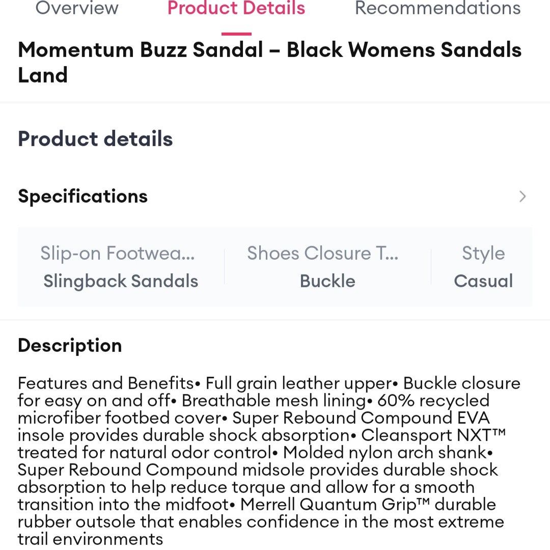 Merrell Hiking Sandals (Category: Sandals) located in Cavite. Submitted by sofabinpink (Listing ID 1469540449, Image 2). Description: BAGO WALANG FLAWS ship via j&t or lalamove pooling.