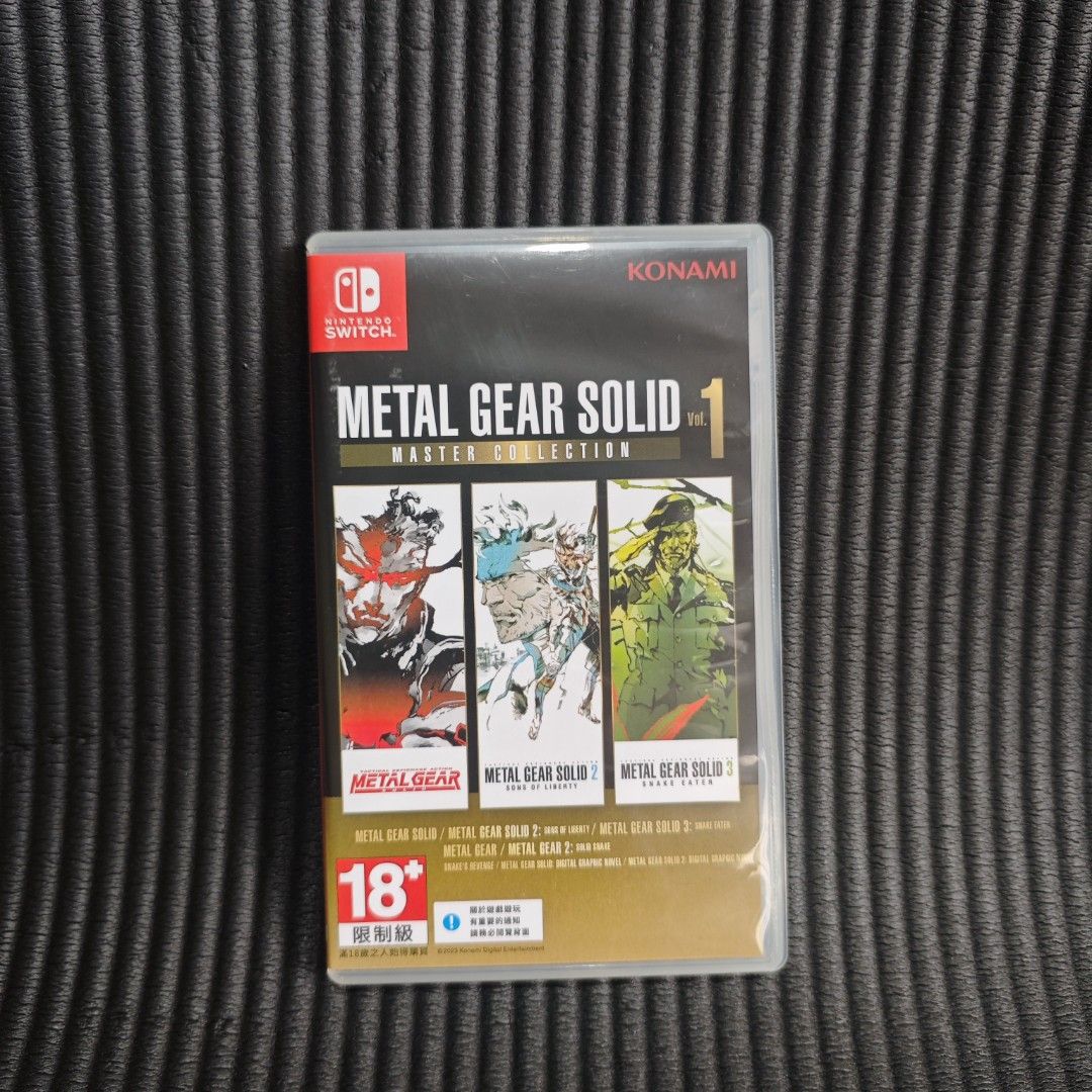 Metal Gear Solid Master Collection Vol. 1 Switch Game (Category: Nintendo) located in Quezon City. Submitted by shopme_gadget30 (Listing ID 1469445408, Image 1). Description: kindly read the details first for sale fixed price mint Condition tested and working with case and game card 3 games in one game card compatible to Nintendo switch eur region qc area meet up: sm north shipping fee must shoulder by the buyer via lalamove or grab payment: bdo/
