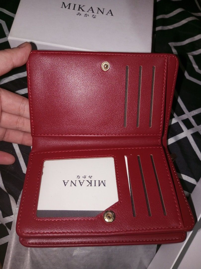MIKANA MEDIUM WALLET (Category: Wallets & Card holders) located in Manila. Submitted by aeseah0303 (Listing ID 1469556869, Image 2). Description: ✨Mikana Nerumi Medium Wallet for Woman ✨ color: Nerumi Red.