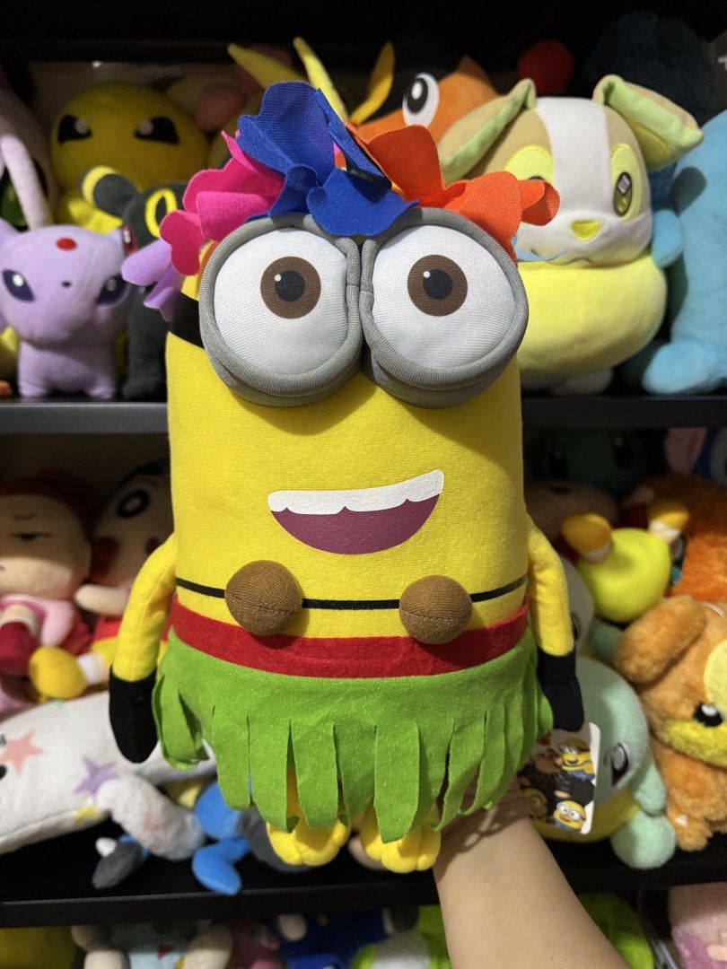 Minions Plush Toy (Category: Plushies & Soft Toys) located in Cainta. Submitted by mayhroeen (Listing ID 1469487439, Image 3). Description: Sleeping Bob - 350 Minion Aloha - 350 Minion Bad - 280.