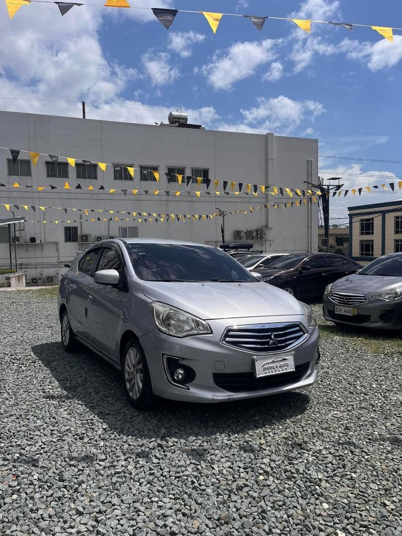 Mitsubishi Mirage G4 GLX Manual (Category: Used Cars) located in Pasig City. Submitted by pureocean-057512 (Listing ID 1469402434, Image 2). Description: 2017 MITSUBISHI MIRAGE G4 GLX 1.2L GAS MANUAL TRANSMISSION Downpayment: ₱76,288 Cool Silver 1.2L Gasoline Engine Manual Transmission 9 ending plate 80tkms mileage Power Windows With Airbags Cold Aircon AM/FM Radio Clean inside and out Ready to go! Complete Papers! PLEASE CALL HANNAH: 0961.581.39