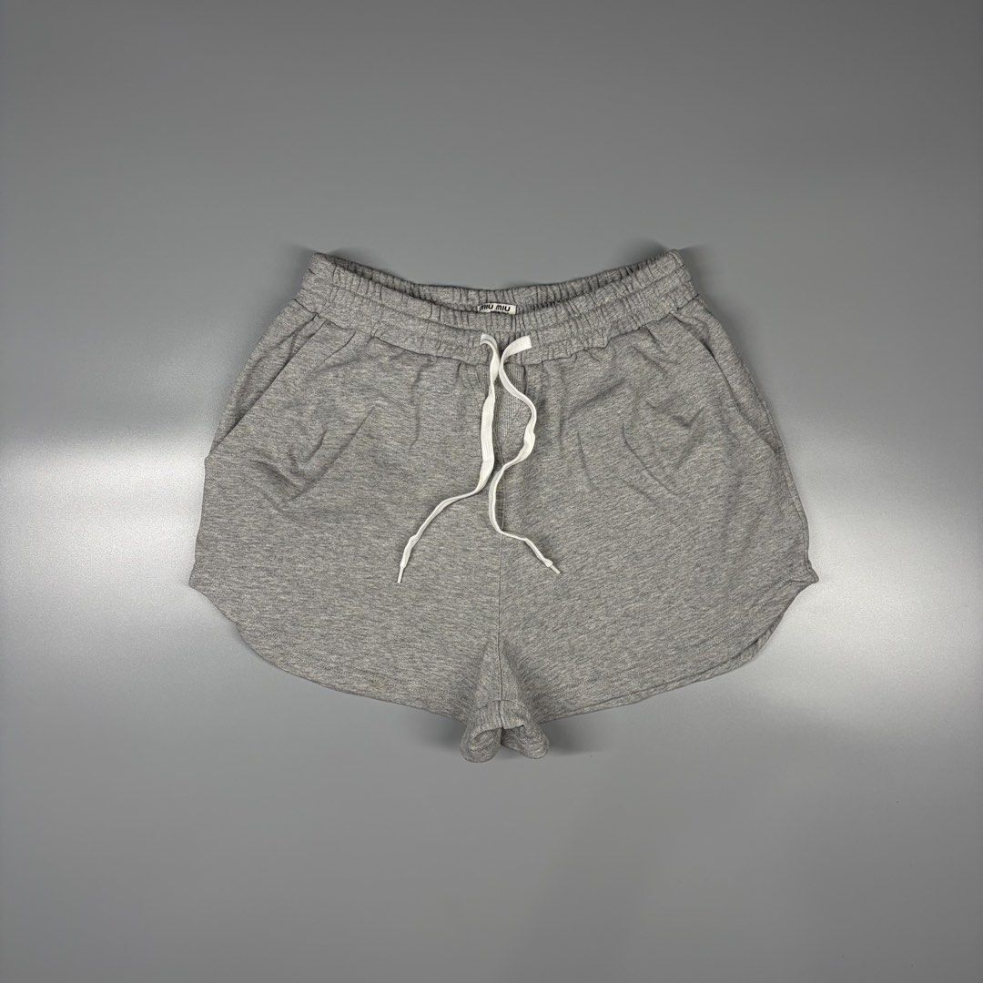 Miu Miu Short (Category: Luxury Apparel) located in Cavite. Submitted by onebeancent (Listing ID 1469523353, Image 3). Description: Size: 28 to 34 Women's Dimension: 13" Length Color: Grey Color Rate: 10/10 Issue: None Condition: Like new‼️ Price: 950php Additional Shipping Fee (J&T Small Pouch) 75php Luzon 100php visayas 120php mindanao.