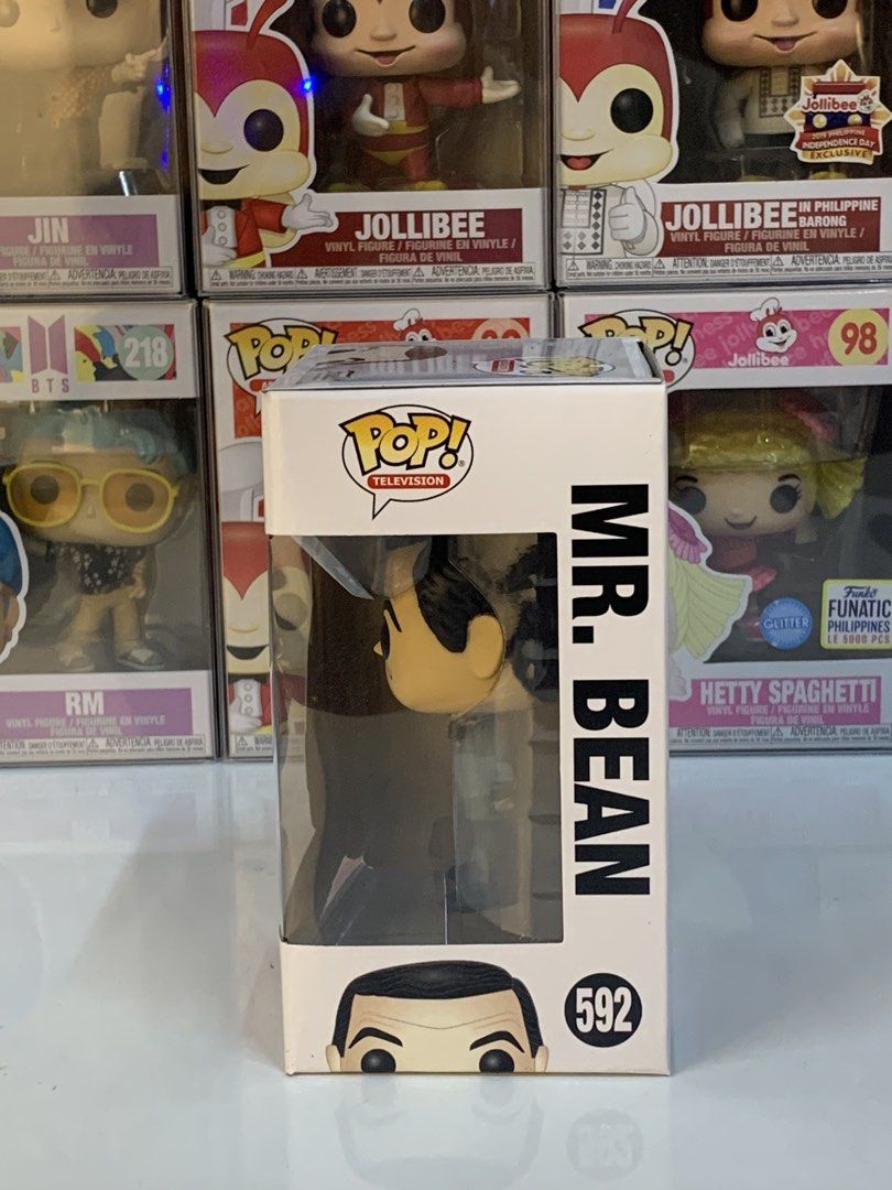 Mr. Bean – Mr. Bean #592 Funko Pop (Category: Figurines & Statues) located in Binmaley. Submitted by thepopcabin (Listing ID 1469556688, Image 2). Description: Mr. Bean – Mr. Bean #592 Funko Pop 🪄 Box condition: 8/10–9.5/10 🪄 Minor factory imperfections may be present and are beyond seller’s control. 💳 MOP: GCash / RCBC / MariBank 📌 Payment first for item. 🚚 MOD: • LBC Cash on Pickup / Cash on Delivery • J&T — payment first • Buyer shoulders