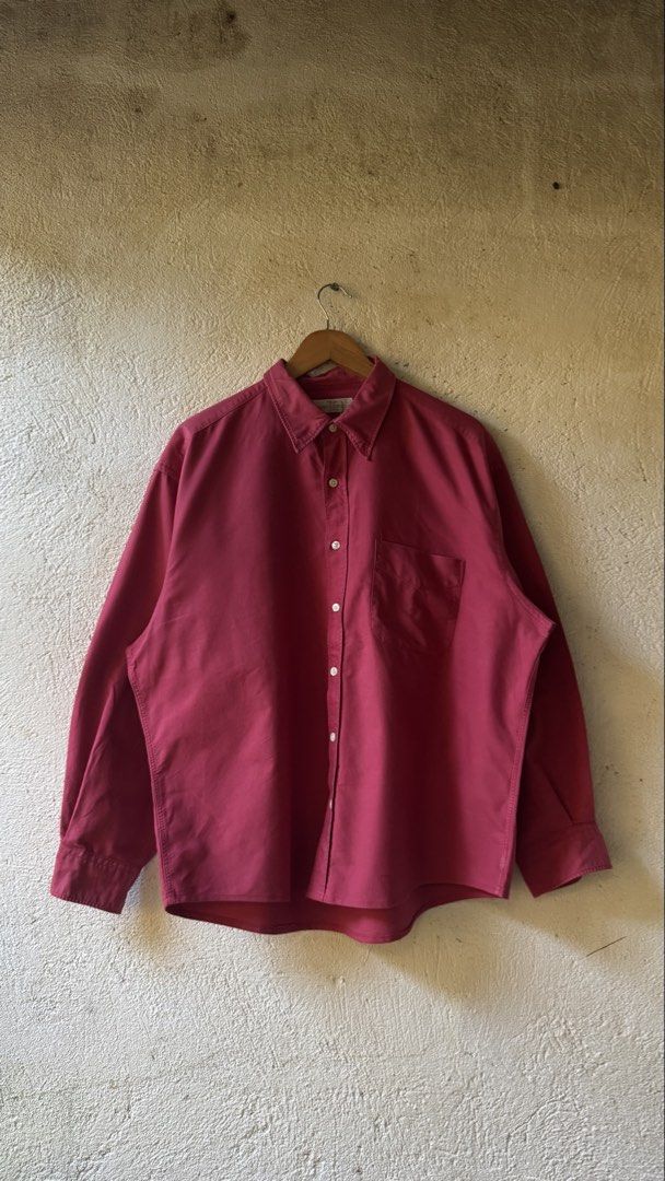 M&S Longsleeve shirt (Category: Coats, Jackets and Outerwear) located in Lipa City. Submitted by scrap.threads (Listing ID 1469466753, Image 1). Description: *Repost* Item: M&S Longsleeve shirt *Altered length* Price: 350 Dimes: Width - 26 Length - 27 Issue: none Lipa City Ship via J&T (Shouldered by buyer) Payment via Gcash ***Notice*** Color may vary due to lighting. Payment first. Item/s are thrifted or used condition unless stated otherwise. 