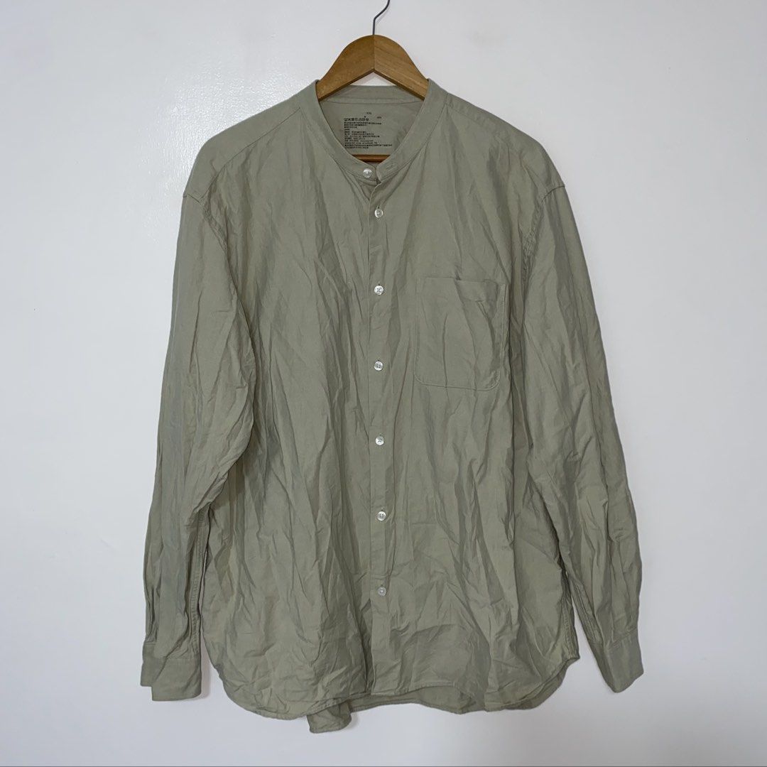MUJI cotton long sleeve top (Category: Formal Shirts) located in San Jose del Monte. Submitted by mamiracky (Listing ID 1469404191, Image 1). Description: .