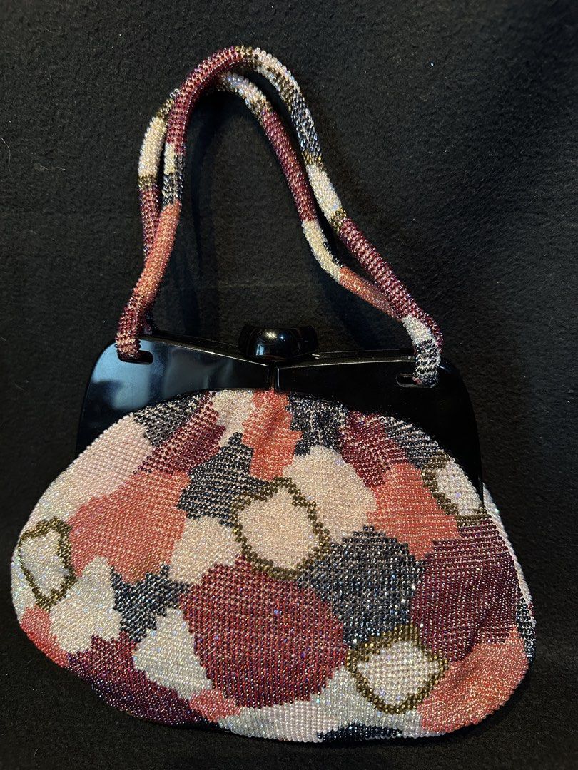 Multi Color beaded solid acrylic hardware japan beaded (Category: Luxury Bags & Wallets) located in Quezon City. Submitted by WIMC2ndaccount (Listing ID 1469557294, Image 2). Description: Japan bag Japan made Vintage Very good condition Beautiful purse Kasya promax 24 - 19 centimeters.