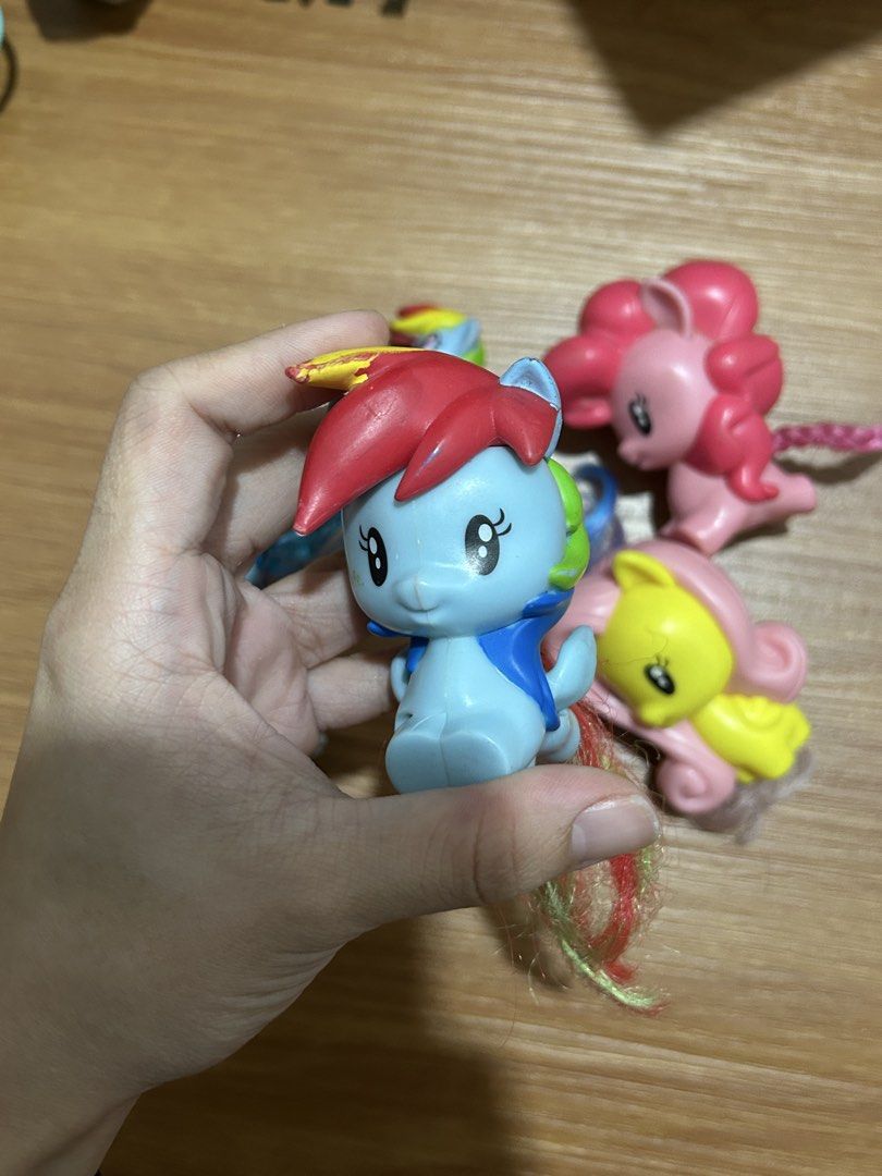 My Little Pony Figures Mcdo (Category: Figurines & Statues) located in Pateros City. Submitted by cleanmycloset (Listing ID 1469418006, Image 2). Description: Preloved, unless stated brandnew. All items are declared AS IS. Pls manage your expectations. Tiktok checkout at your own risk or direct Jnt for safety. Lalamove for nearby areas and big items. Coin is used for size comparison. Follow me on tiktok @cleanmyclosetph & @cleanmyclosetph1 .