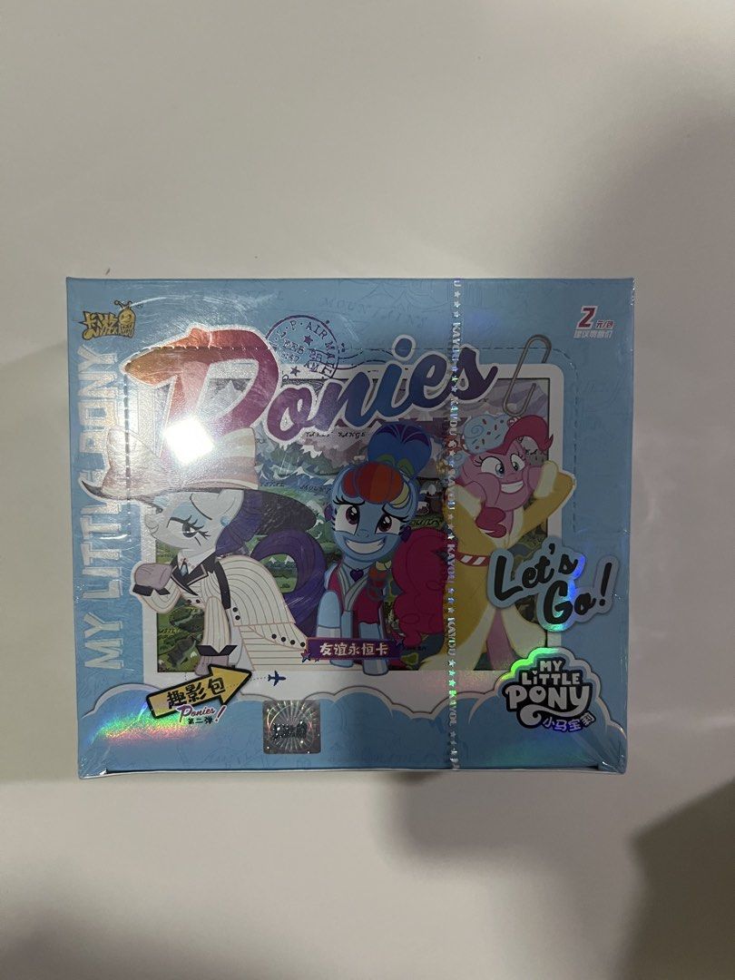 Shapoo Card Game Table My Little Pony Trading Card Box Quying 2, Toys & Collectibles, Trading ...
