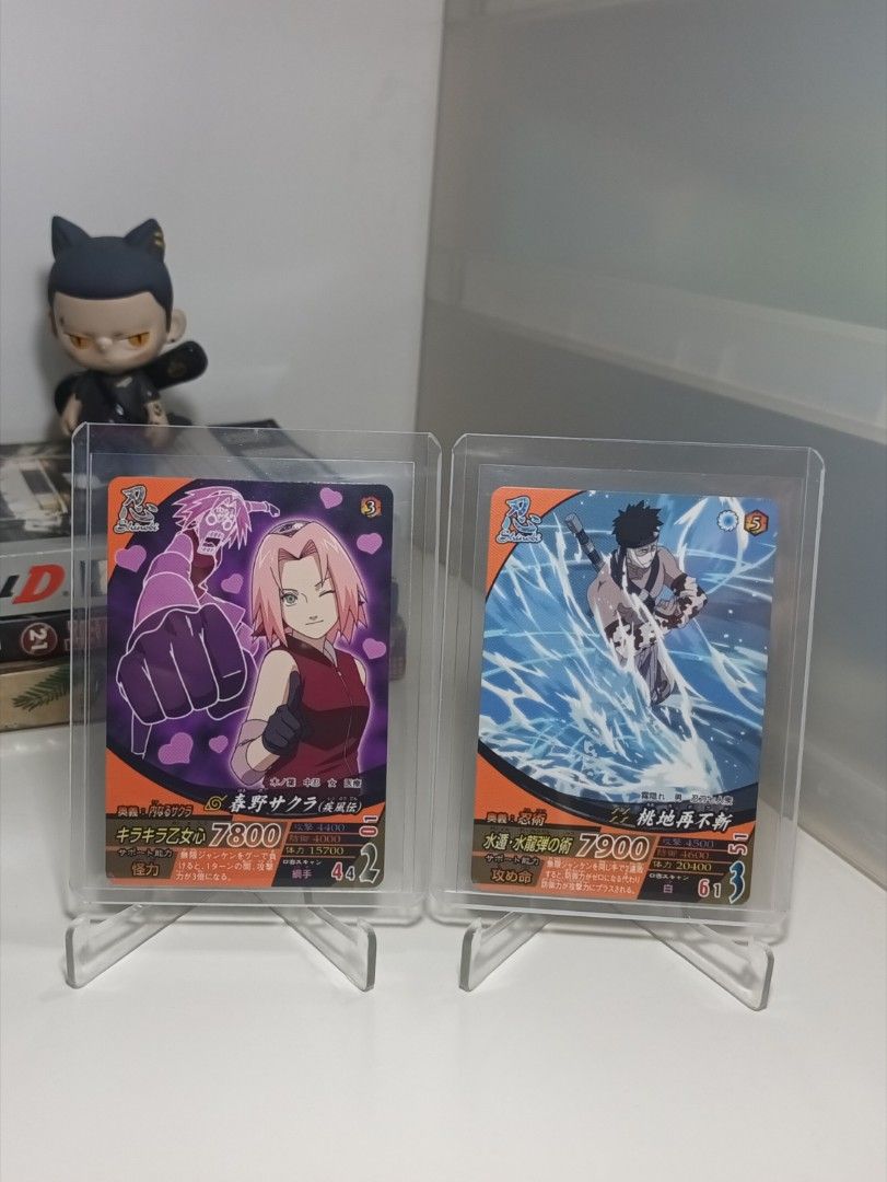 Naruto (Category: Raw Singles) located in Manila. Submitted by dmgstuff (Listing ID 1469499361, Image 1). Description: For sale Bandai 2007 Naruto card With minor flaws Price: 500 pesos set Sakura - 450 Zabuza - 150 ✅ Payment: Maya / Gcash ✅ Delivery: Any same day delivery (to be boked by buyer), LBC. J&T 45 pesos sf min. ✅ Meet up: Robinson /SM Manila (+50 transpo fee) 📍Location: Pandacan/Paco Manila.