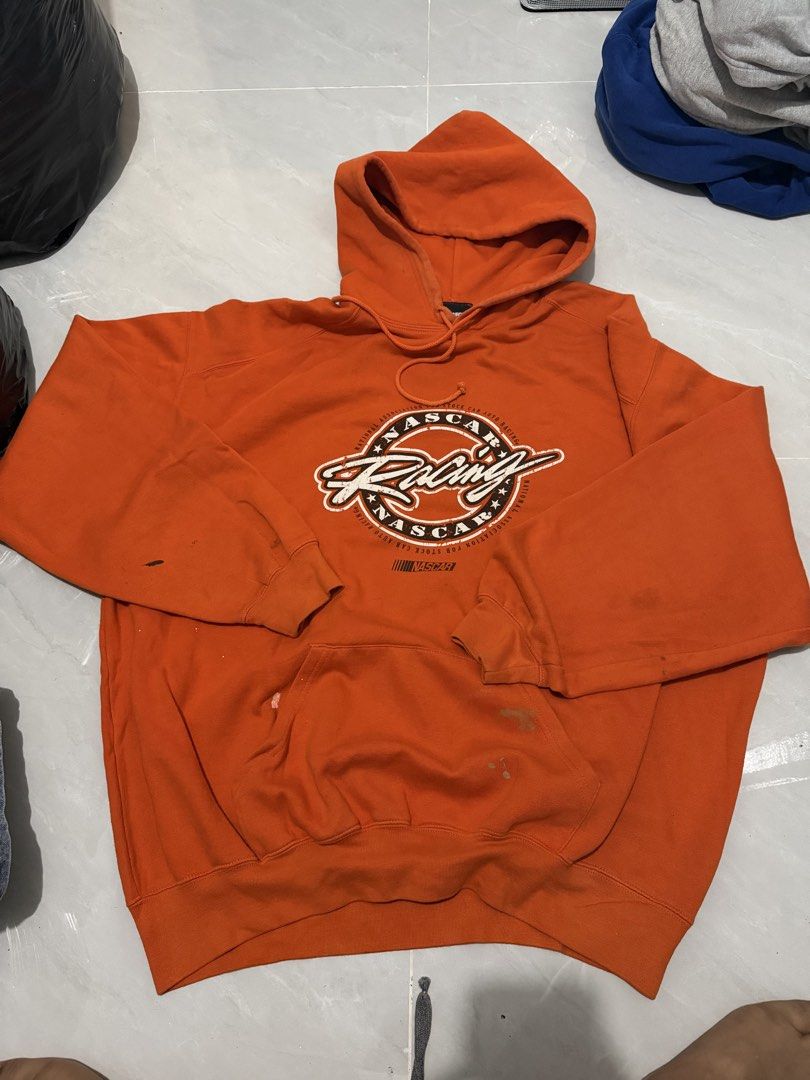 NASCAR Orange Hoodie Oversize (Category: Hoodies) located in Mandaluyong City. Submitted by vinhartdgdeclutter (Listing ID 1469572039, Image 1). Description: .