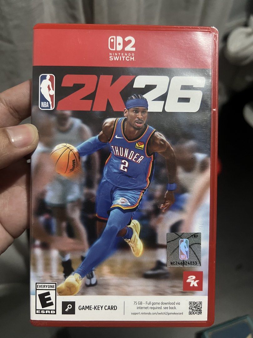NBA 2k26 for nintendo switch 2 (Category: Nintendo) located in Makati City. Submitted by christian.19 (Listing ID 1469396050, Image 1). Description: Nba 2k26 For nintendo switch 2 Good as new Wala ng switch 2 Price 1k bawasan konti if makati area meet up.