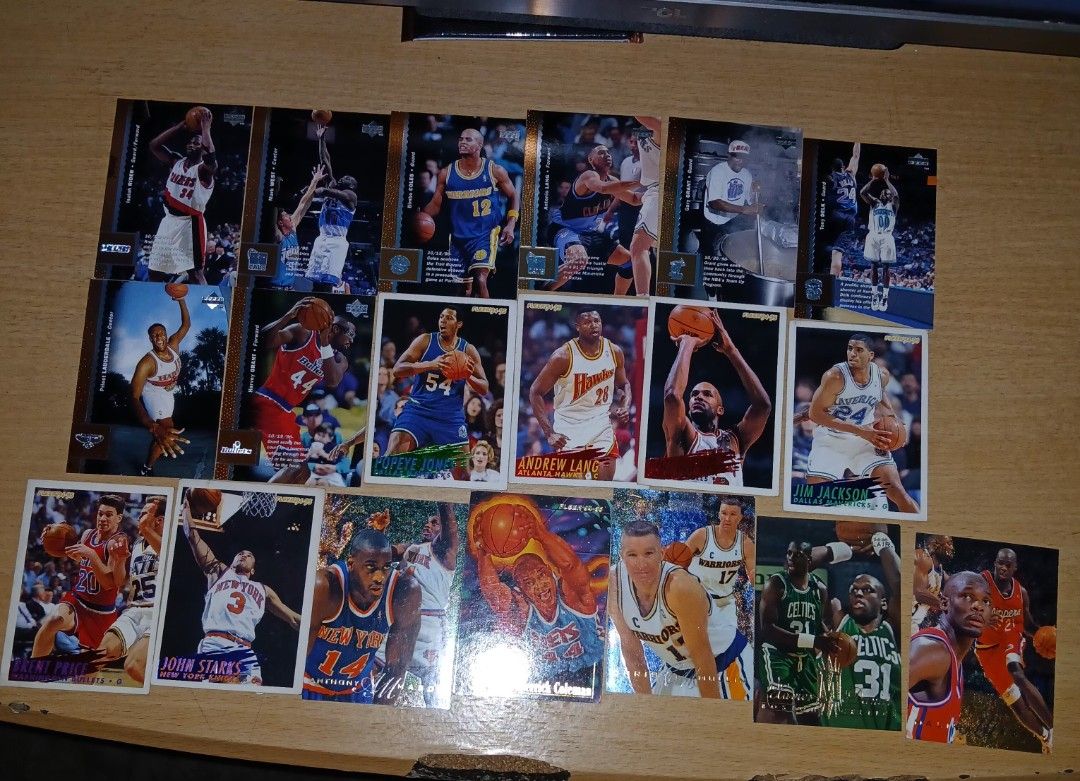 NBA 90's cards (Category: Trading Cards Accessories) located in Quezon City. Submitted by jsnfp (Listing ID 1469510019, Image 2). Description: Allen Iverson -Fleer metal (300) -Rookie rewind (200) -Georgetown rookie (200) Michael Jordan -Upper Deck (200) 📌10-20 EACH NA YUNG IBA.