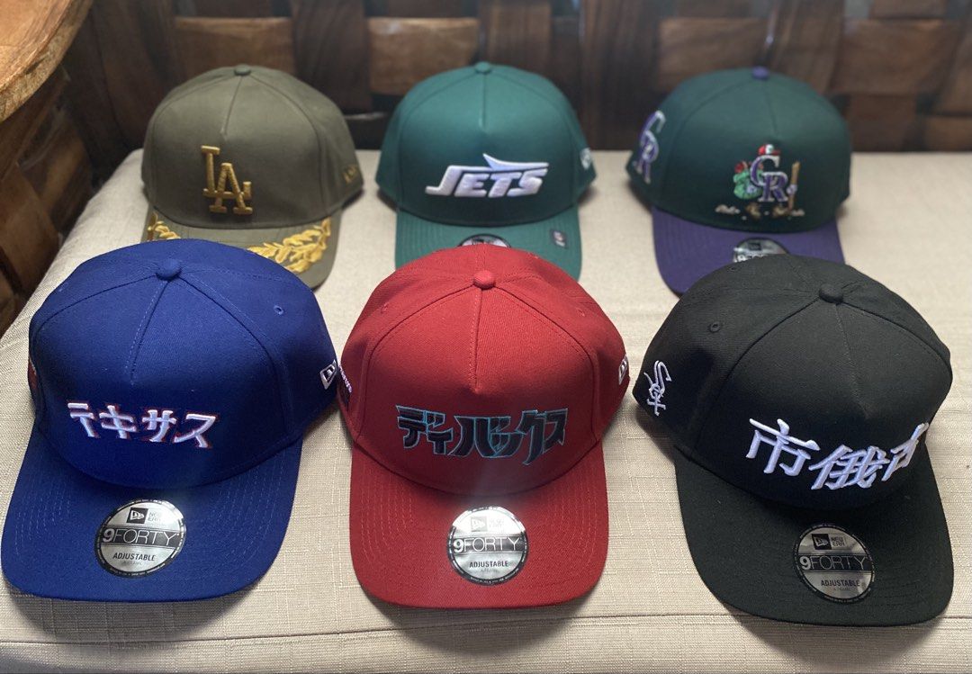 New Era 9Forty A-Frame Snapback (Category: Caps & Hats) located in Binalonan. Submitted by mj_tzn (Listing ID 1469459386, Image 2). Description: ‼️Selling my 9Forty A-Frame Snabacks •All brandnew/not used & legit/authentic 💯 •Below srp ✅ •RFS: focus sa fitted/close cap na pang psg 😁 ➡️ Katakana Texas Rangers - 1,800 ➡️ Katakana Arizona Diamondbacks - 1,800 ➡️ Kanji Chicago White Sox - 1,800 ➡️ LA Dodgers Olive - 1,500 ➡️ NY Jets - 1,300 ➡️ Colo