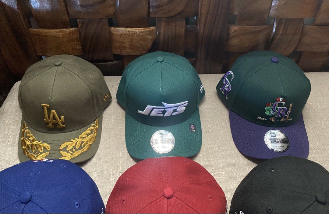 New Era 9Forty A-Frame Snapback (Category: Caps & Hats) located in Binalonan. Submitted by mj_tzn (Listing ID 1469459386, Image 3). Description: ‼️Selling my 9Forty A-Frame Snabacks •All brandnew/not used & legit/authentic 💯 •Below srp ✅ •RFS: focus sa fitted/close cap na pang psg 😁 ➡️ Katakana Texas Rangers - 1,800 ➡️ Katakana Arizona Diamondbacks - 1,800 ➡️ Kanji Chicago White Sox - 1,800 ➡️ LA Dodgers Olive - 1,500 ➡️ NY Jets - 1,300 ➡️ Colo