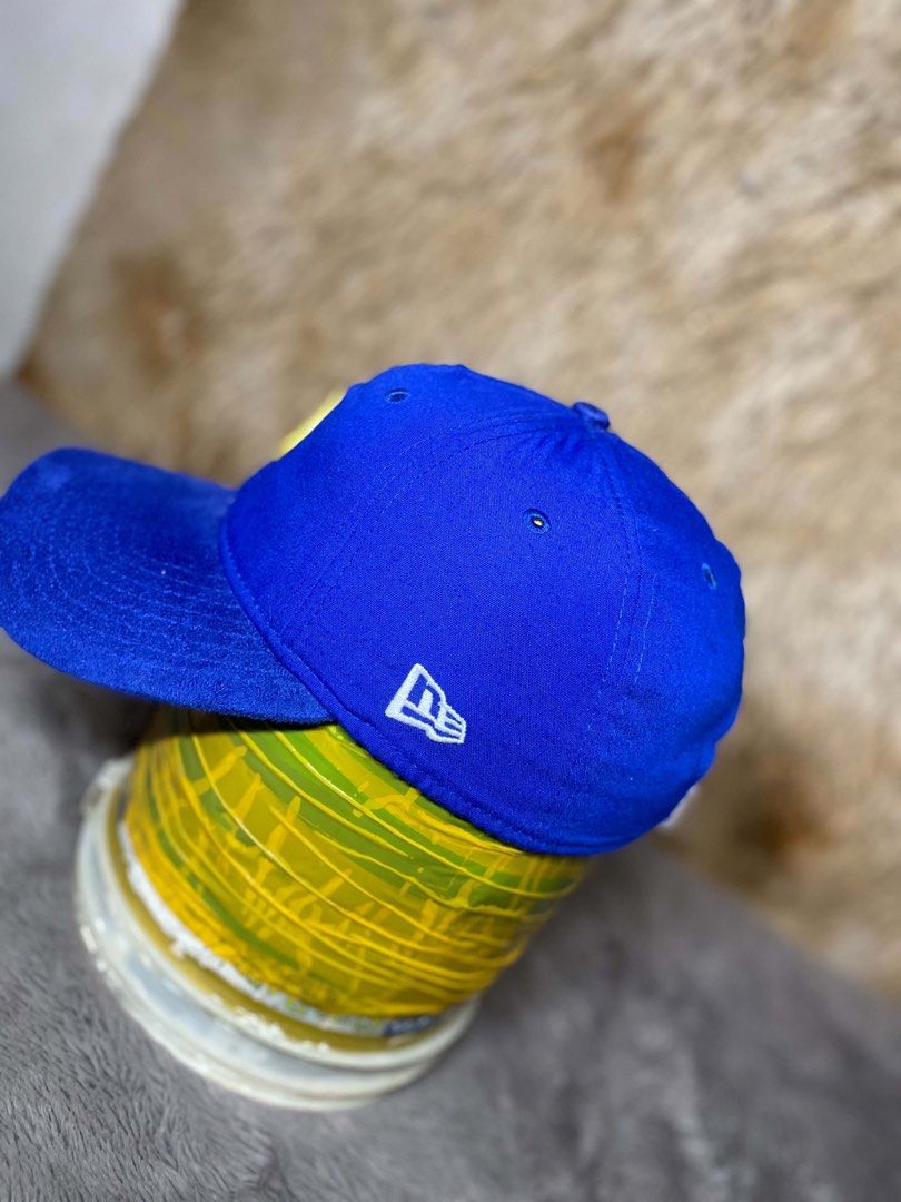 New Era Golden State Warriors 9Twenty Cap (Category: Caps & Hats) located in Butuan. Submitted by jc13thrifts (Listing ID 1469556955, Image 3). Description: - Brand: New Era - Style: 9Twenty Relaxed Fit Strapback - Team: Golden State Warriors - Color: Vibrant blue with classic embroidered team logo - Features: Adjustable grey strapback closure with NBA tag, New Era logo on the left side, and clean brim and crown - Condition: Clean and ready to we